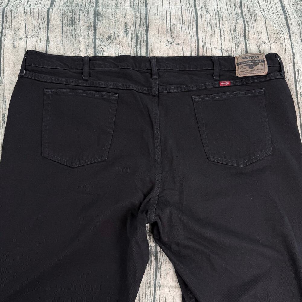 Wrangler Five Star Heritage Jeans Men's 50 Black Straight NWT - Picture 7 of 10